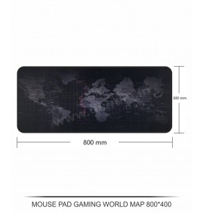 MOUSE PAD GAMING WORLD MAP 800X400