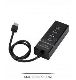 USB HUB 4 PORT 3.0 1M CABLE