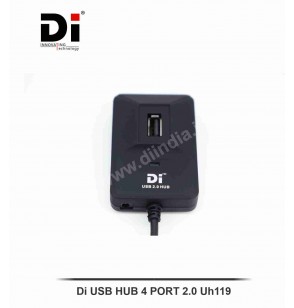 Di USB HUB 4 Port 2.0 UH119 (1 YEAR WARANTY)