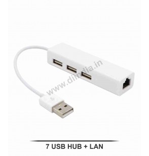 USB HUB 2.0 + LAN