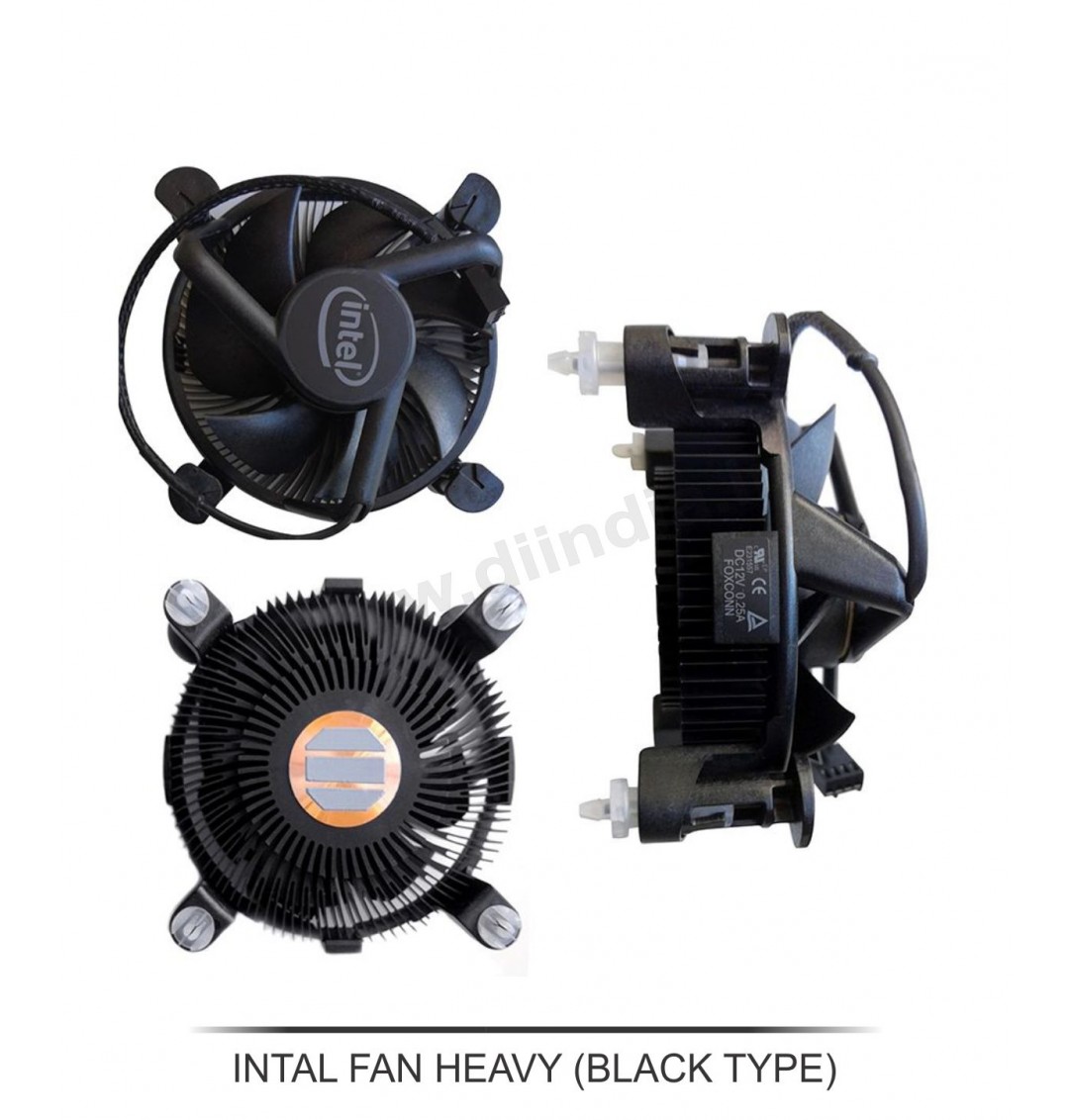 CPU COOLING FAN COPPER BLACK (INTEL TYPE)