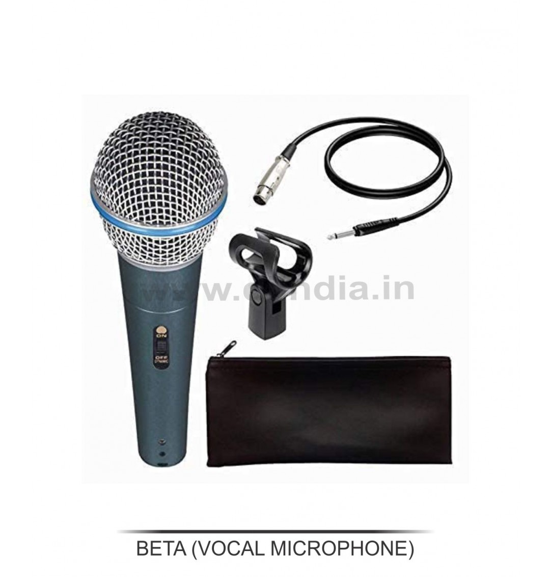 BETA WIRE MIC DYNAMIC VOCAL MICROPHONE