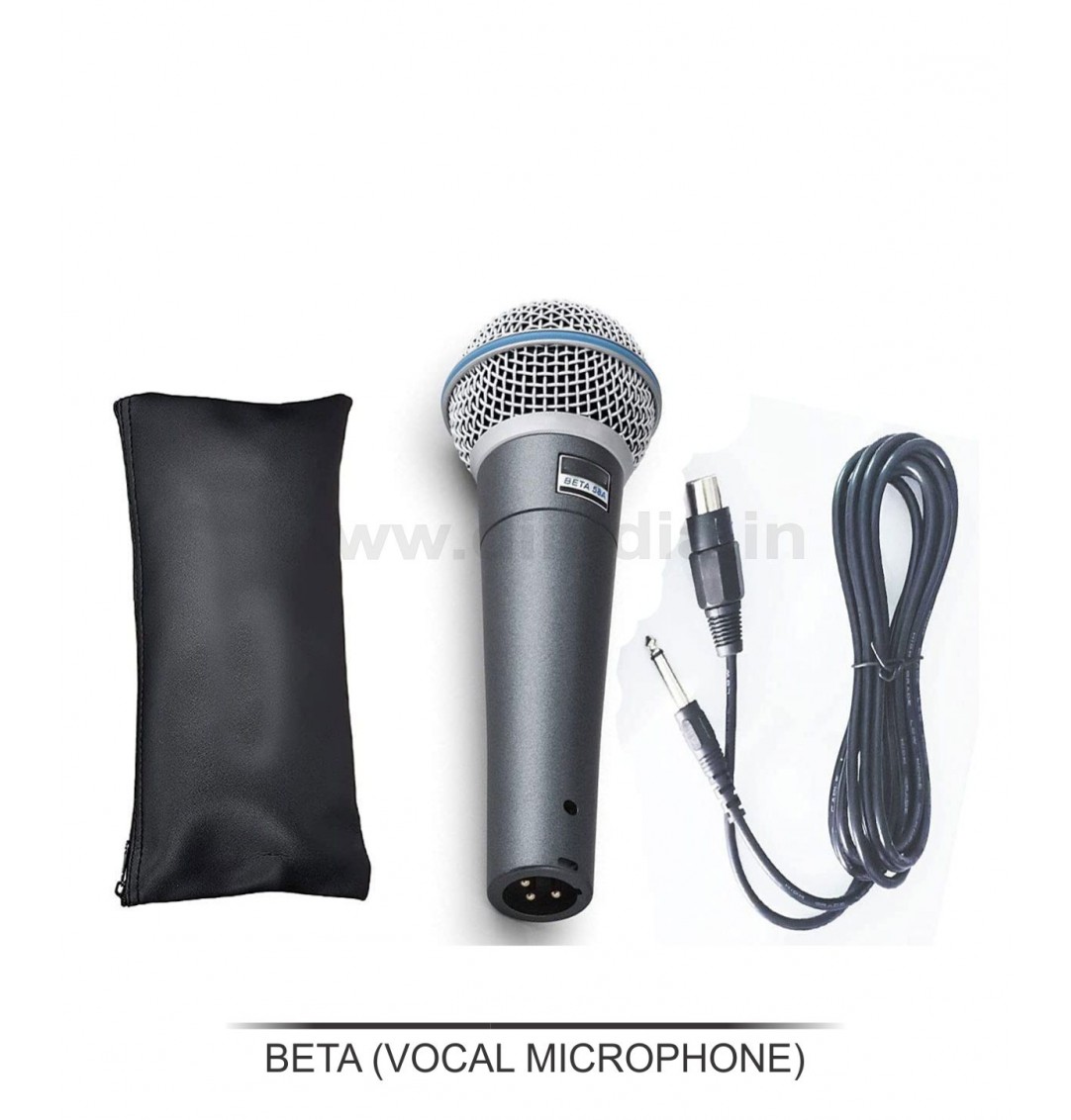 BETA WIRE MIC DYNAMIC VOCAL MICROPHONE