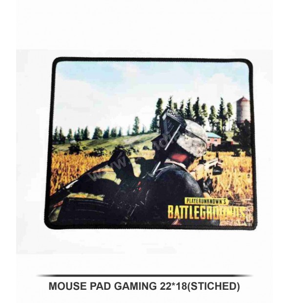 MOUSE PAD GAMING 22*18(STICHED)