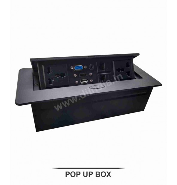  POP UP BOX WITH (HDMi VGA USB LAN POWER AUDiO)