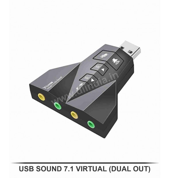 USB SOUND 7.1 VIRTUAL (DUAL OUT)