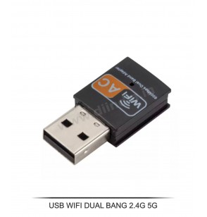 USB WIFI ADAPTER 2.4Ghz/5G (DUAL BAND) 