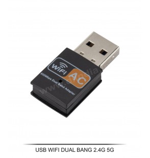 USB WIFI ADAPTER 2.4Ghz/5G (DUAL BAND) 