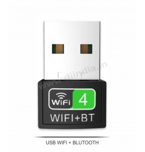 USB WiFI ADAPTER 2.4GHZ WITH BLUETOOTH 4.0 (2 IN 1)